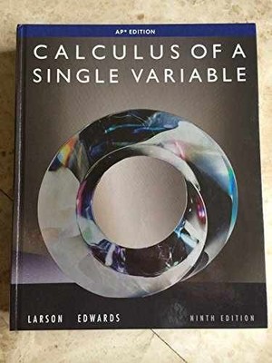 Calculus of a Single Variable, - Hardcover, by Larson Ron; Edwards - Very Good