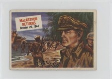1954 Topps Scoops Douglas MacArthur MacArthur Returns #33 16ez