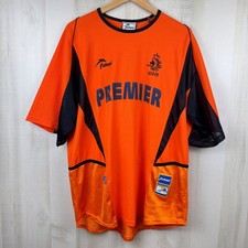 VTG Early 2000s Fulmen KNVB Netherlands Premier Soccer Orange Warmup Jersey XL