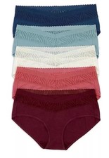 Felina Women's Small Stay In Place Hipster Panties 5 Pack - NWT