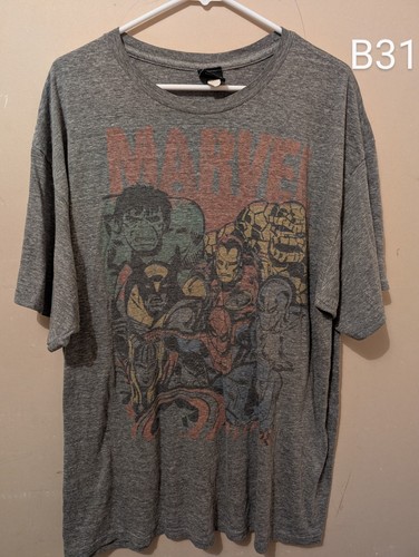 Marvel Comics Mad Engine Super Heroes T Shirt