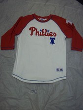 PHILADELPHIA PHILLIES YOUTH MAJESTIC LONG-SLEEVE SHIRT