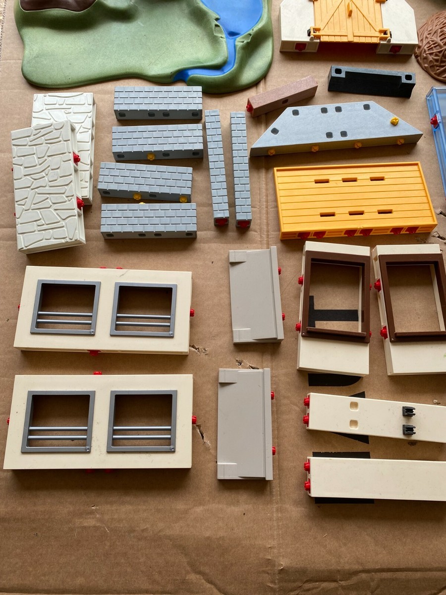 Lot PLAYMOBIL Vrac – Animaux Ferme, Ranch, Pompier, Bâtiments, Environ 5 Kg