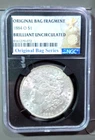 1884-O Morgan Dollar - BU - NGC "Original Bag Fragment" Label - Nice Luster
