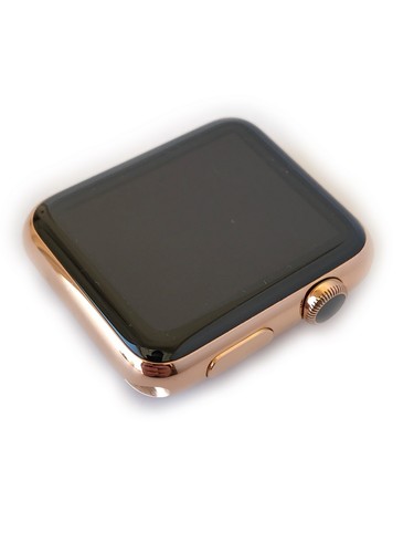 24 Karat Roségold 42 mm Apple Watch Edelstahl Custom nur Gehäuse - Bild 1 von 3
