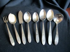 VINTAGE COMMUNITY PLATE "BIRD OF PARADISE" LOT OF SILVERWARE