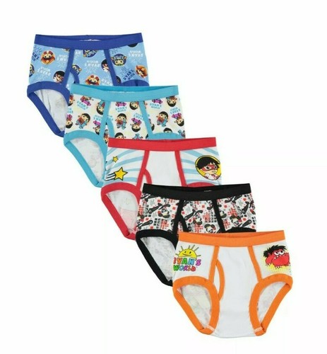 Ryan’s World Boys Underwear Briefs (6 Pack) 100% Combed Cotton Size 4. New - Picture 6 of 7