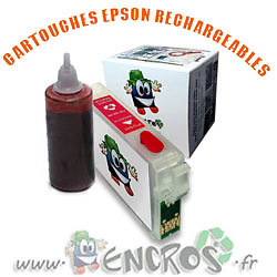 Kit cartouche rechargeable EPSON T0877 pour stopper le gaspillage d'encre Stylus