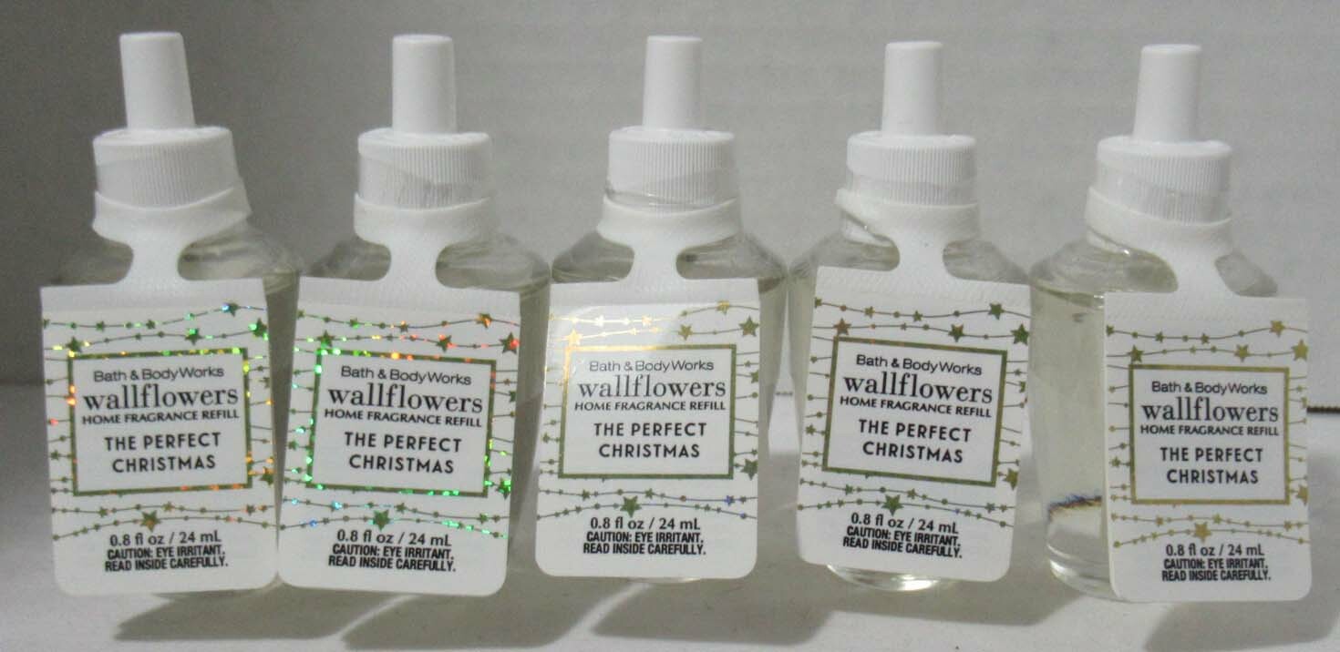Bath & Body Works Wallflower Fragrance Refill Bulb Lot 5 THE PERFECT CHRISTMAS-image