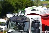 DachträGer C + LED Jumbo Spots FüR Amerikanischen Kenworth K370 Lkw LichtzubehöR