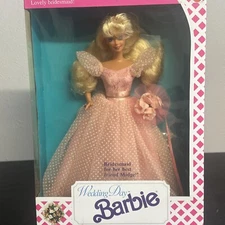 WEDDING DAY BARBIE Bridesmaid for Best Friend Midge #9608 Mattel VTG 1990 - NEW