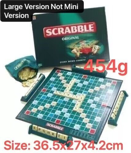 Crossword Board Puzzle Game Family Kids Educational Toys Original Xmas Gift - Picture 1 of 3