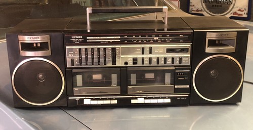 Fisher PH 463 Stereo Boombox AM/FM Cassette Player -Radio Works-Read Description