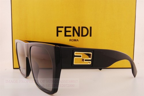 Nuovissimi occhiali da sole FENDI FE 40124I 01B nero/grigio sfumato per donna - Foto 4 di 7