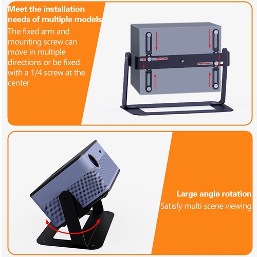 Table Projector Stand Desktop 360° Multi-angel Projector Mount For XGIMI MoGo - Afbeelding 6 van 16