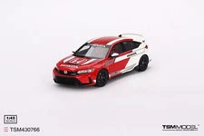 TSM430766 TSM-Model: 1/43 Honda Civic Type R #1 2023 " Indycar" Pace Car Red
