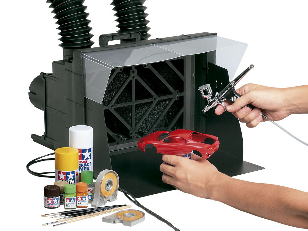 新品未使用TAMIYA SPRAY-WORK PAINTING BOOTH II Tamiya Air Brush System No.34 Spray Work Painting Booth II