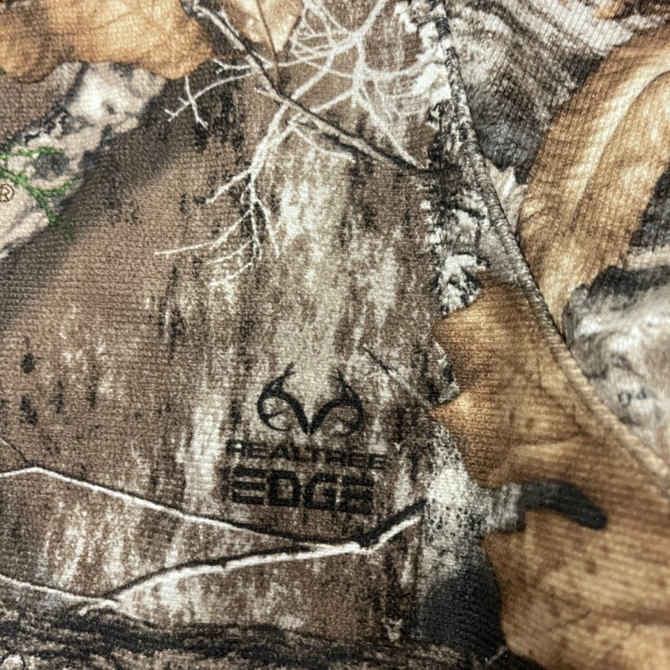 Real Tree Jacket Edge Scent Factor Camo Hunting Full Zip Hooded Mens XXL (Flaws) - Image 2 of 4