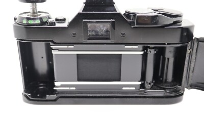 Near MINT]Canon AE-1 Program Black SLR Film Camera W/New FD NFD