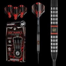 Winmau Sicario 90% Tungsten 22 Gram Steel Tip Darts 1455.22
