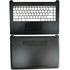  New for HP 14-CM 14-CK Black Palmrest Keyboard Cover+Bottom Case