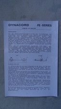 DYNACORD Manuale di istruzioni FE-Series - tedesco - inglese - francese PRIMA!