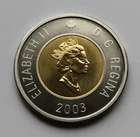 2003 Canada Toonie — photo from another recent sale