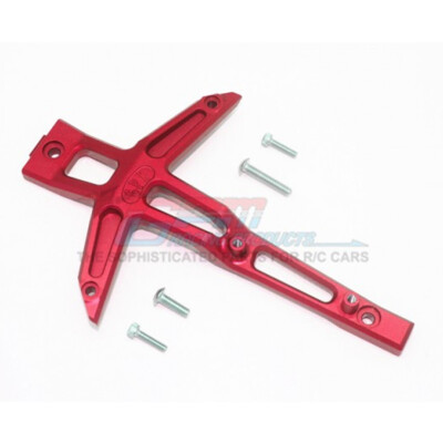 GPM Racing Aluminum Front Chassis Brace (1Pc) Red : Maxx Monster Truck