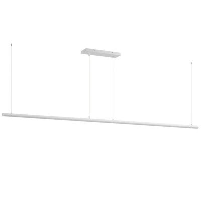 ET2 Lighting Continuum 1 Light 96'' Linear Pendant, White/Frosted - E26008-90WT