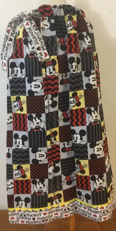 Niñas Mickey & Minnie Mouse Funda de Almohada Vestido Mickey Reloj Incluido Foto 2 de 4