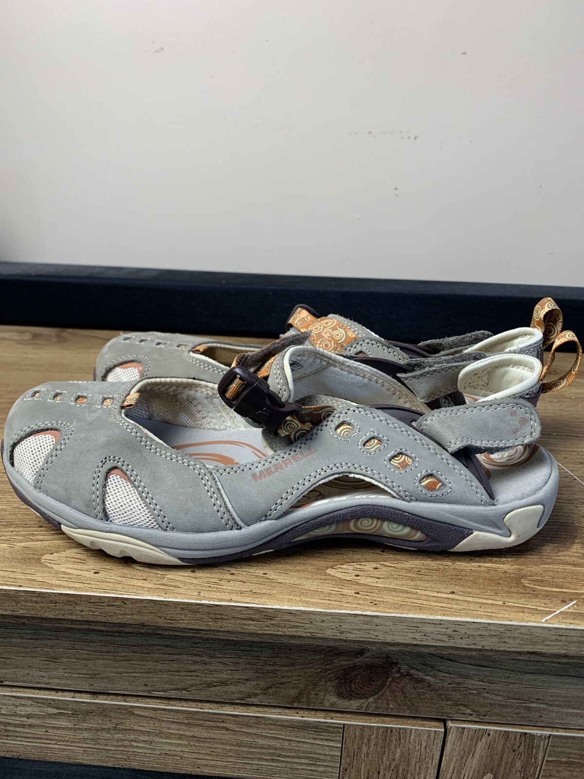 Sandali da passeggio Merrell Vibram Sirena Zenzero Brindle donna taglia 11 J85144