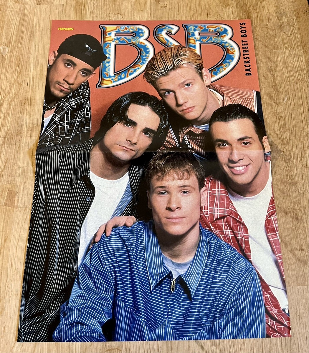 ★非売品★Backstreet Boys Poster Japan Backstreet Boys Black & Blue Japanese Promo poster (187508)