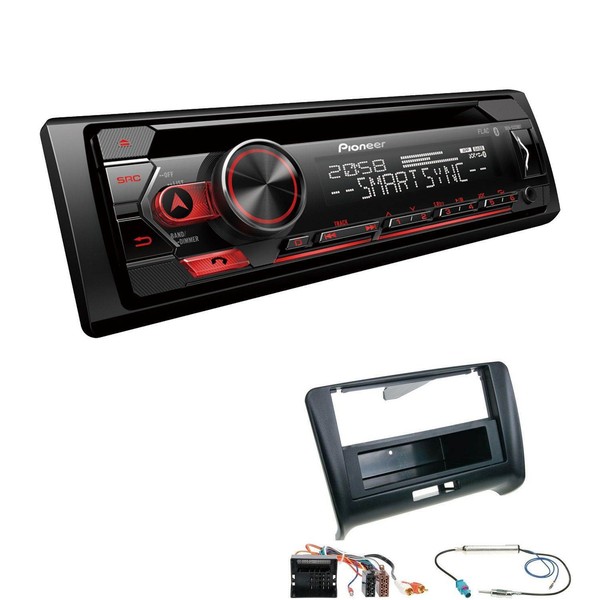 Pioneer 1-DIN Autoradio CD Bluetooth Spotify USB FüR Audi TT 2006-2014 Mit Bose-image