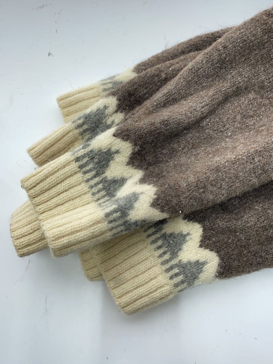 LANDS END knit sweater 90s Nordic England (thick medium wool LANDS END knit sweater 90s Nordic England (thick medium wool
