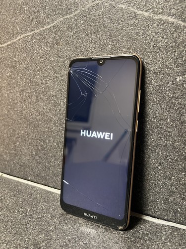 Huawei Y6 2019 Orange Mit Sperrcode Display Glasbruch Datenrettung Ersatzteile