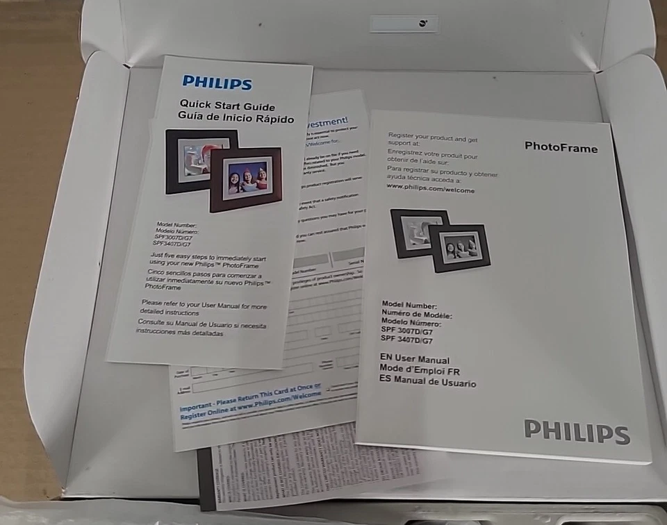 Phillips Photo Frame SPF 3007D/G7-J - Image 2 of 4