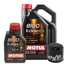 6L Motul 8100 X-CLEAN EFE 5W30 Wix XP Filter Motor Oil Change Kit For Subaru H4