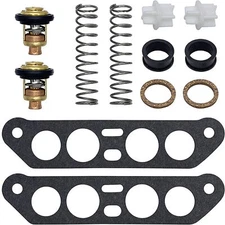18-3673 Thermostat Kit for Johnson Evinrude V4-Crossflow Outboard 340975 5005440