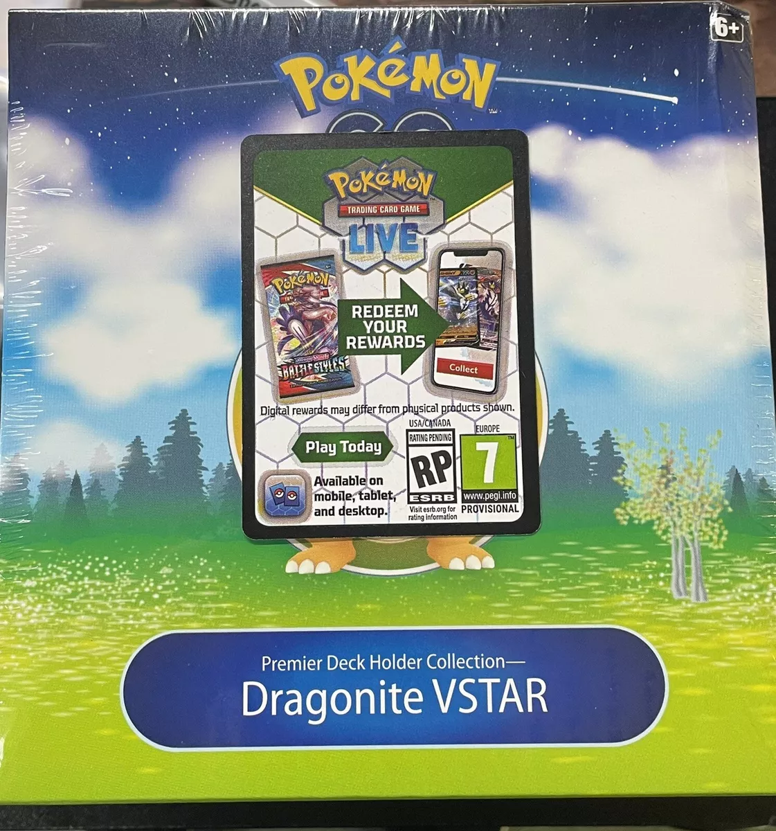 Pokemon Trading Card Game: Pokemon GO Premier Deck Holder Collection -  Dragonite VSTAR