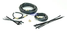 Single Axle Trailer Brake Line Kit with Flexible Hydraulic Rubber Hoses