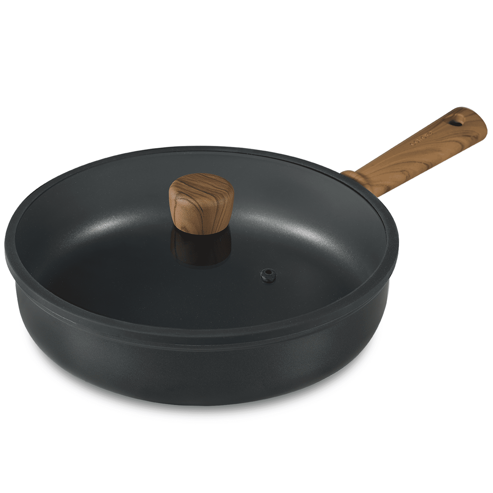 Carote 11-Inch Titanium Nonstick Saute Pan with Glass Lid