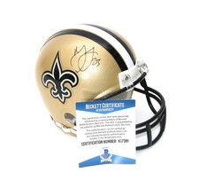 MARSHON LATTIMORE AUTOGRAPHED HELMET (RO1034193)