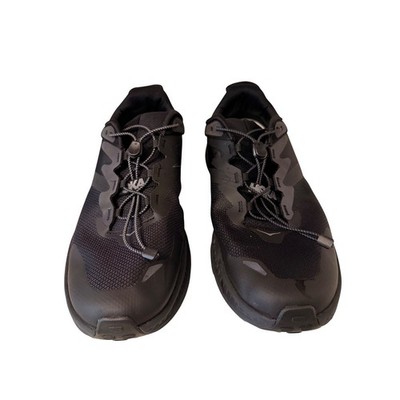 Hoka One One Transport M Running Shoes Black Mens Size 11.5 D Vibram Sole
