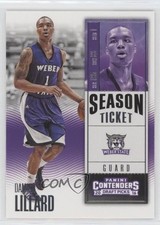 2016-17 Panini Contenders Draft Picks Season Ticket Damian Lillard #20 00e8