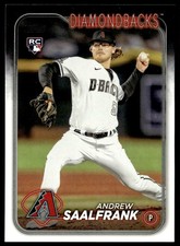 2024 Topps Andrew Saalfrank Rookie Arizona Diamondbacks #406