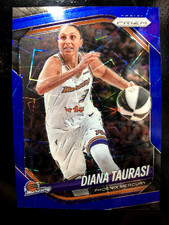 DIANA TAURASI 2025 Panini Prizm  #7 CRACKED ICE BLUE GEM MT (GOAT) (COLOR POP'S)