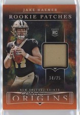 2023 Panini Origins Rookie Patch Orange /75 Jake Haener #RP-JH Patch 0f7h