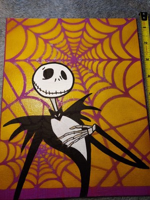 Nightmare Before Christmas Hand Painting Original canvas wall art 8x10