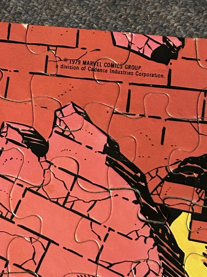 Vintage Whitman Hulk Puzzle 100 Pc 1978 Marvel Comic Box & Puzzle Complete - Image 4 of 4