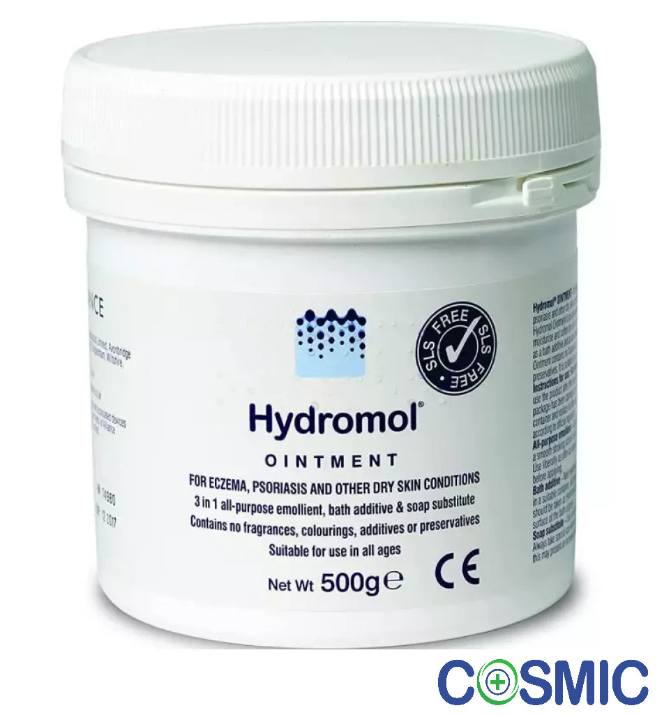 Hydromol Ointment 500g Emollient for Dry Skin, Eczema Psoriasis Relief